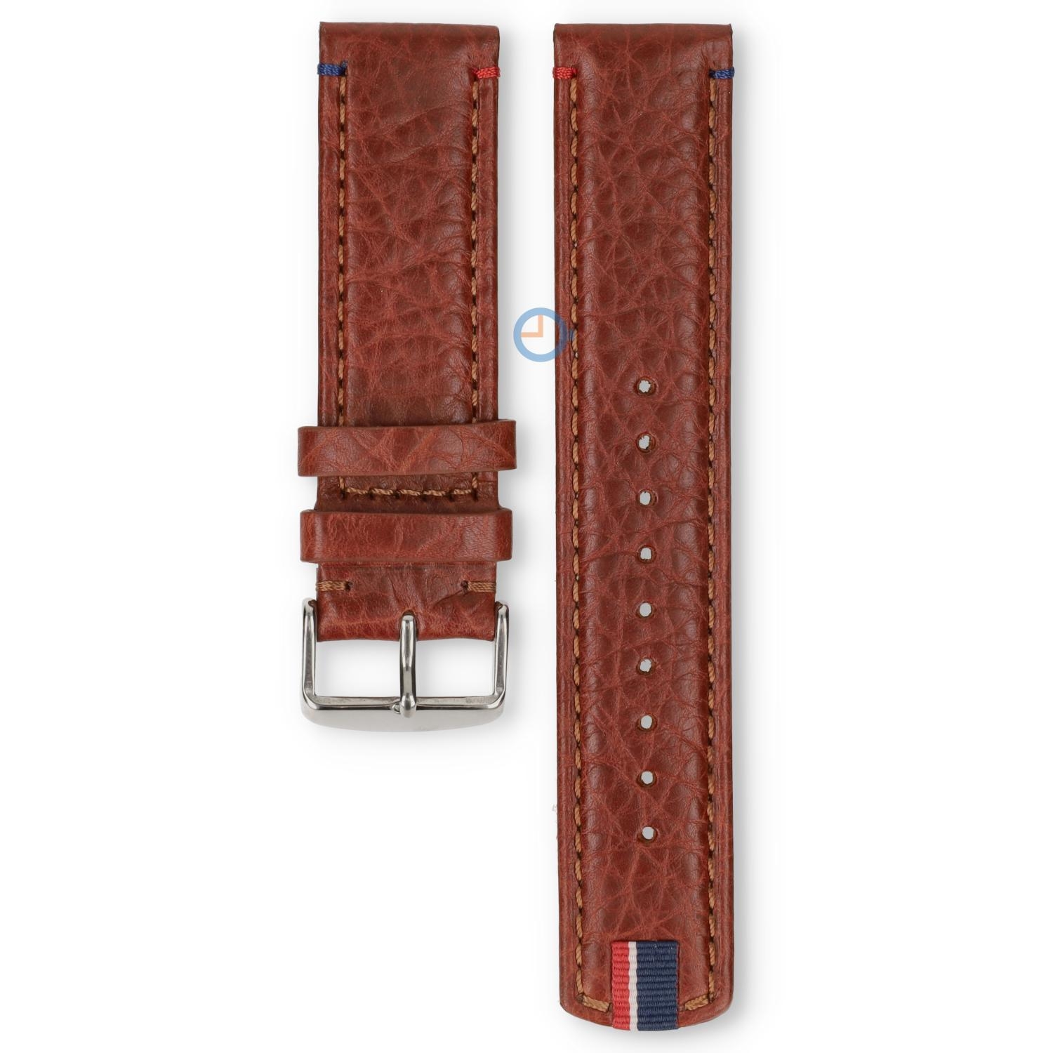 Universeel bandje voor Tommy Hilfiger - 22mm - cognacbruin