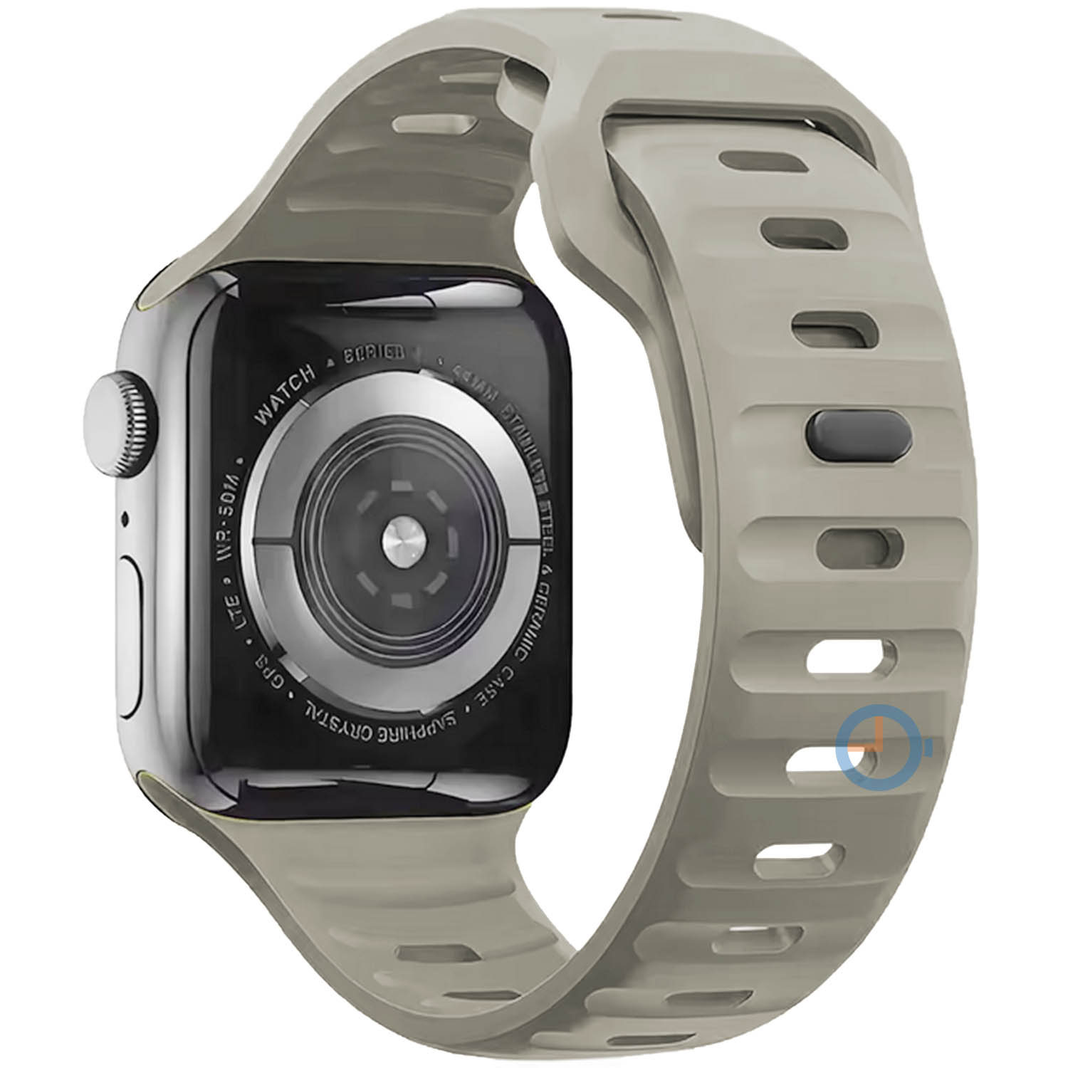 Siliconen horlogebandje Apple Watch 45mm - beige