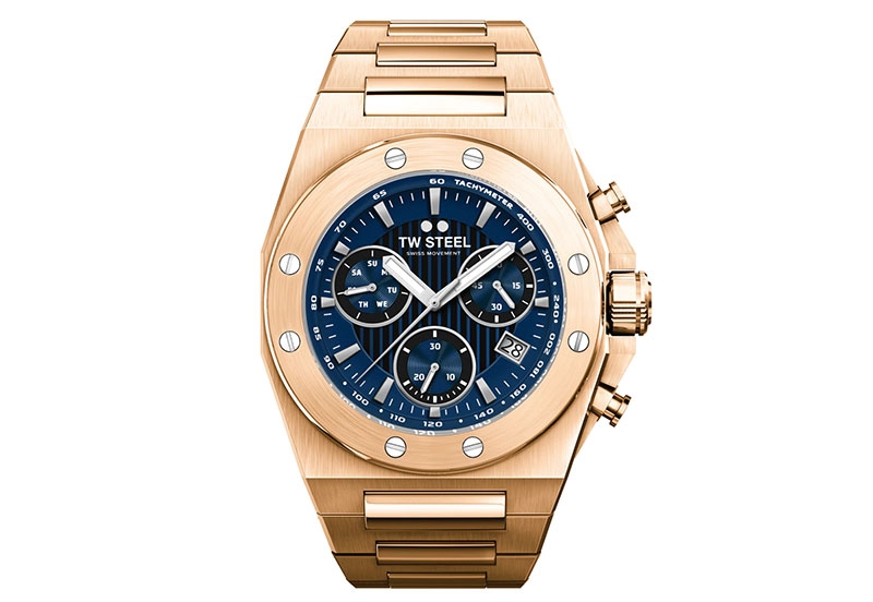 Horlogeband TW Steel CE4082 - Goud - Rosé