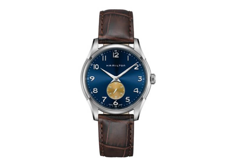Hamilton horlogeband H38411541 - bruin leer