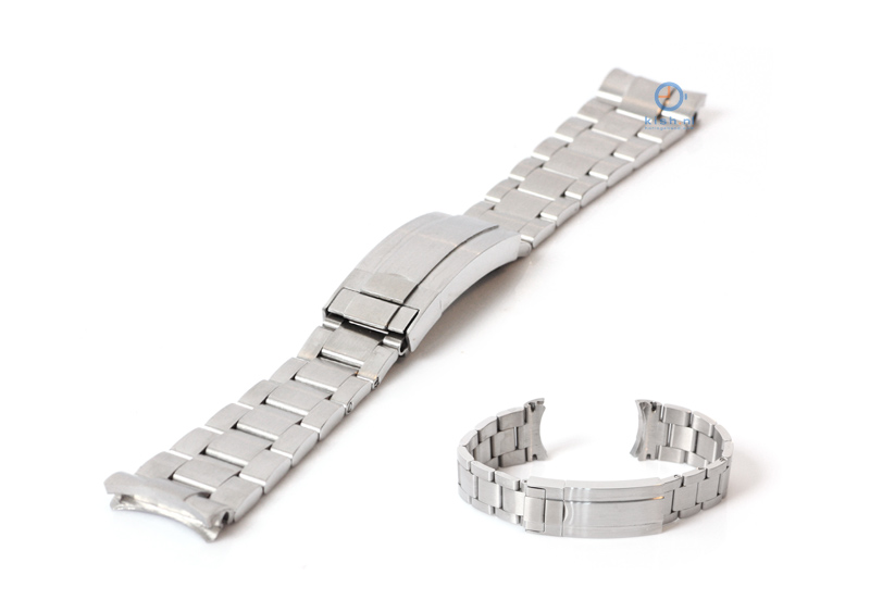Rolex style bandje 21mm - incl. verstelbare sluiting