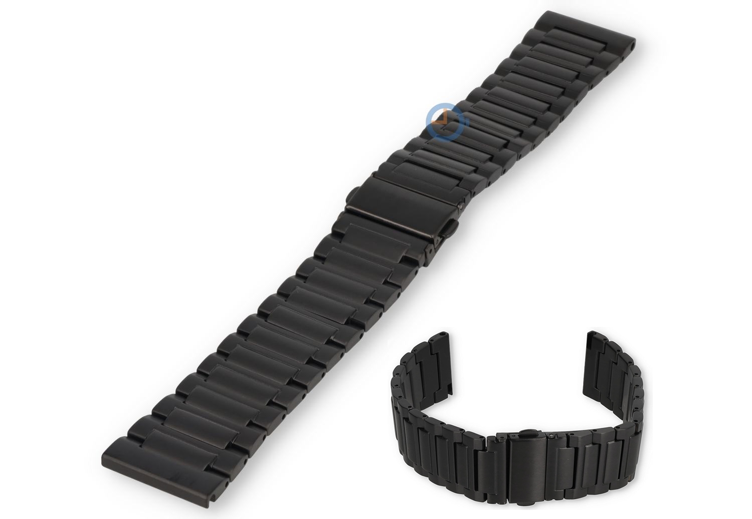 22mm Quick-Switch horlogebandje - matzwart