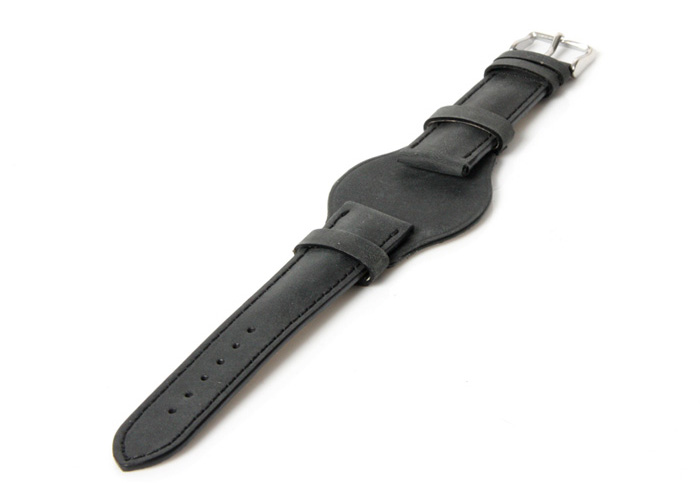 Horlogeband 20mm flieger zwart