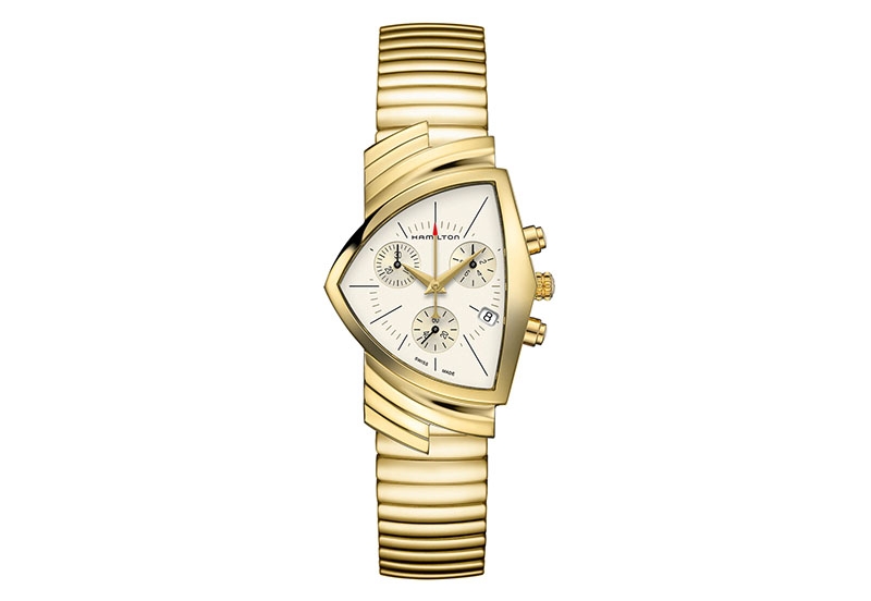 Hamilton horlogeband H24422151 - goud staal