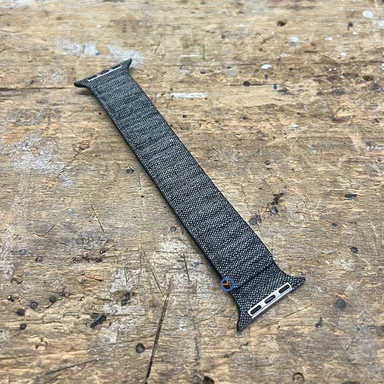 Denim Nylon Magnetic Bandje - Apple Watch 41mm - black