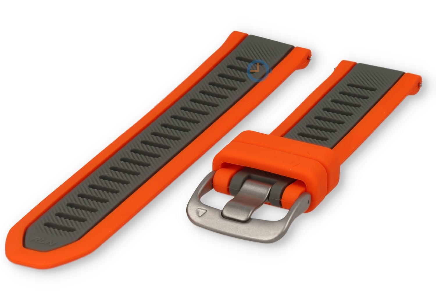 20mm horlogeband Garmin Vivoactive 6 - oranje/grijs