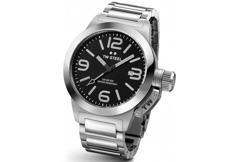 TW Steel Canteen TW300 horlogeband zilver - 20mm