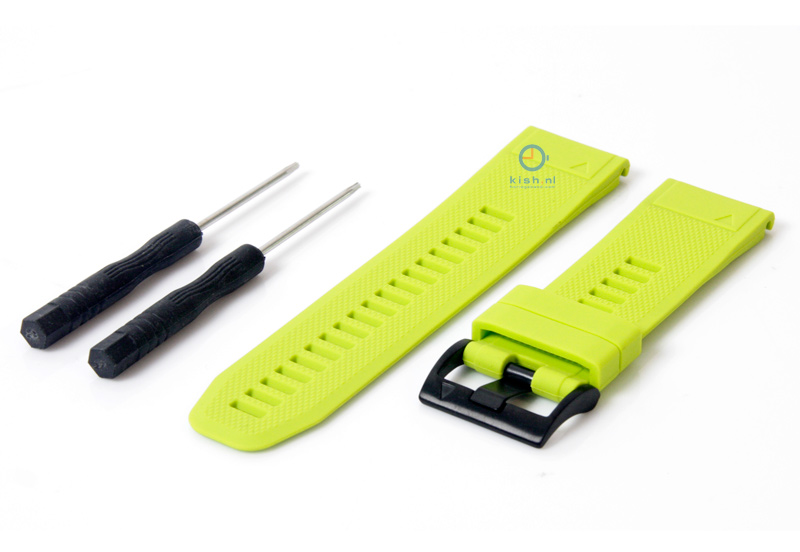 Garmin Fenix 5X/6X/7X horlogeband fel groen