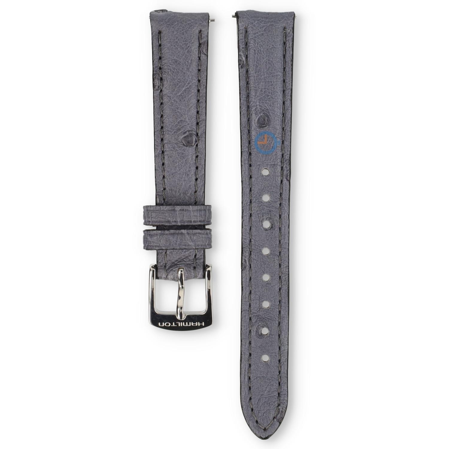 Hamilton horlogeband H12351655 - blauw leer