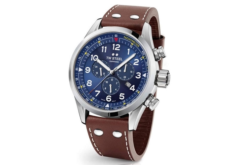 TW Steel Volante CH SVS202 horlogeband zwart - 24mm