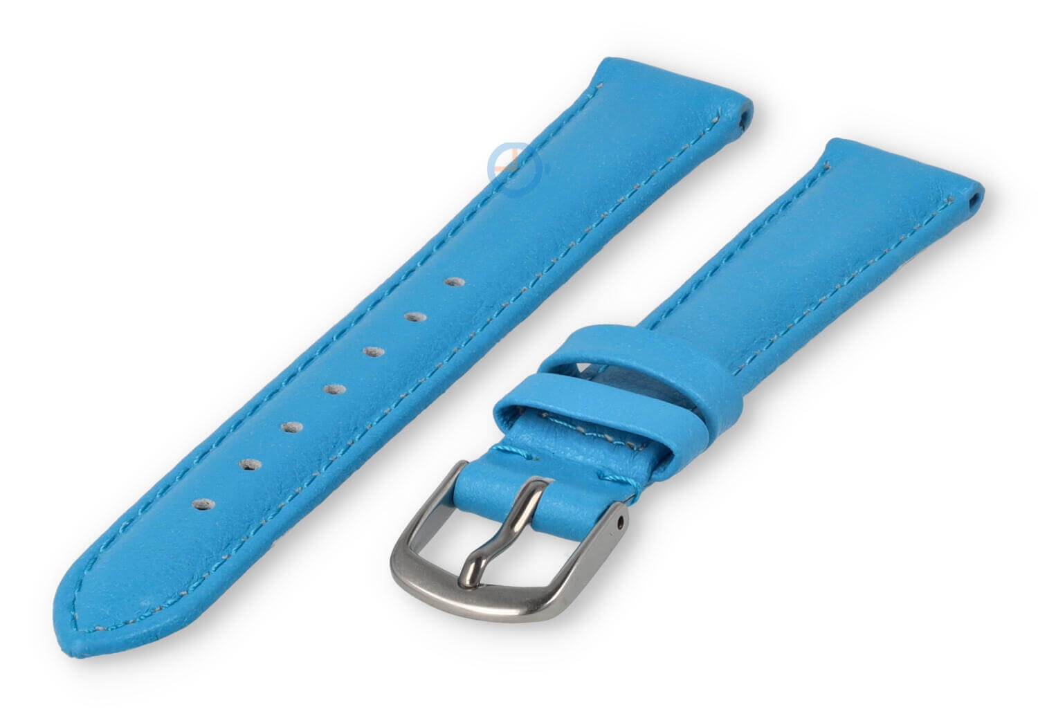 12mm horlogeband glad leer - alaska