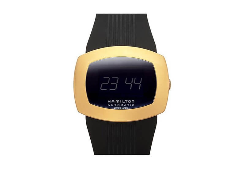 Hamilton horlogeband H52545339 - zwart siliconen