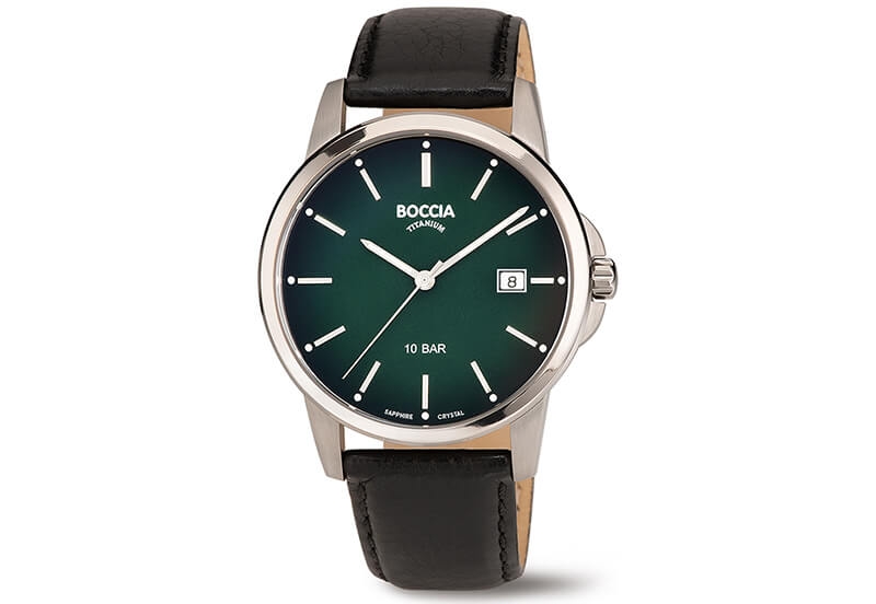 Boccia 3633-02 horlogeband leer