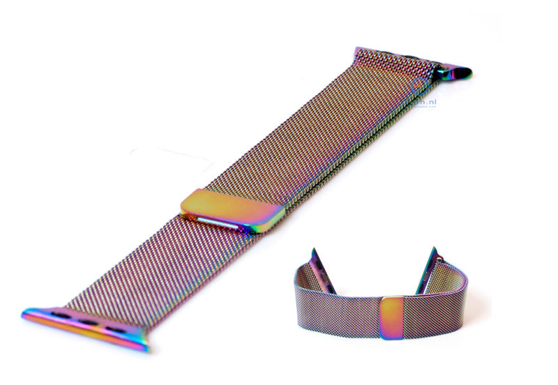 Apple watch horlogeband milanees multicolor (38mm/40mm)