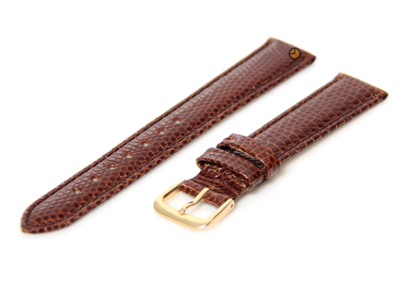 Horlogeband 16mm bruin