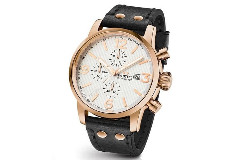 TW Steel Maverick MS73 horlogeband zwart - 22mm
