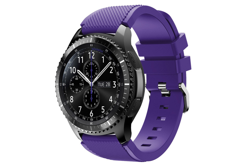 Samsung Gear S3/Galaxy 46mm  horlogeband paars