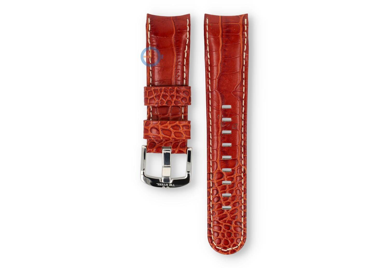 TW STEEL Grandeur 22mm horlogeband - oranje