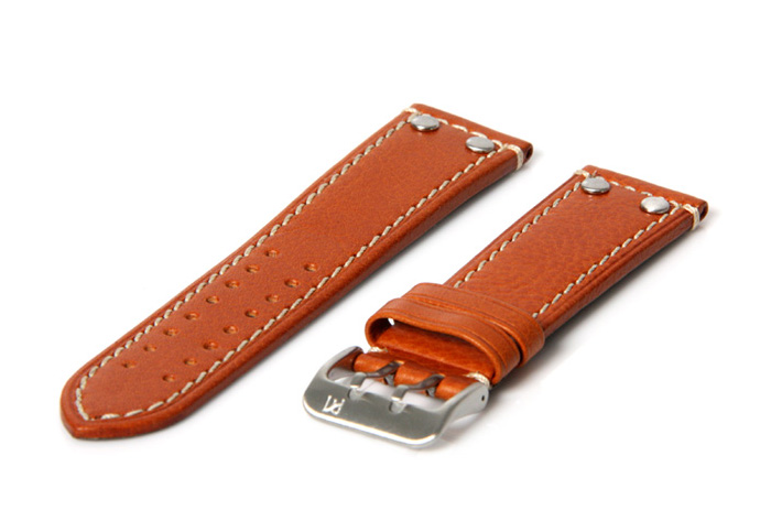 Horlogeband 20mm bruin