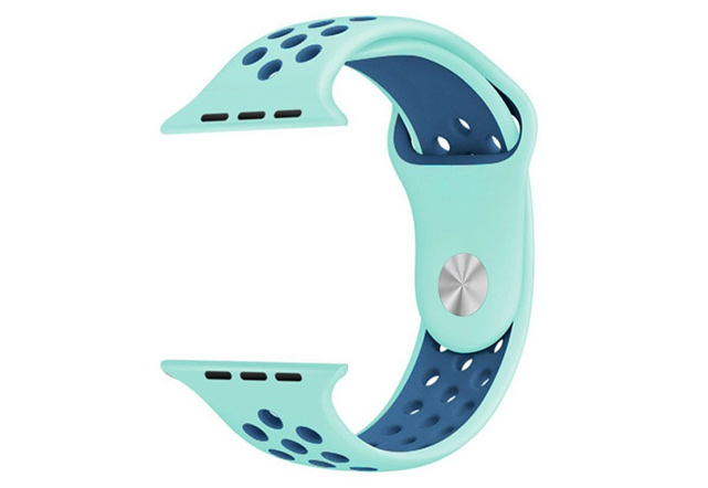 Apple watch sport horlogebandje blauw