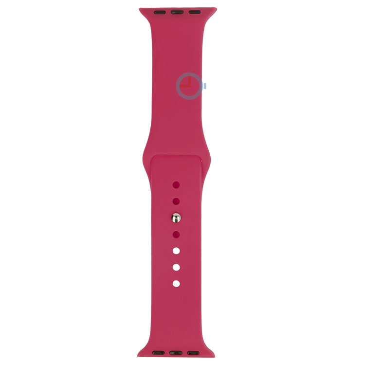 Apple watch bandje siliconen - Razzmatazz Pink - 38/40/41/42mm (S/M)