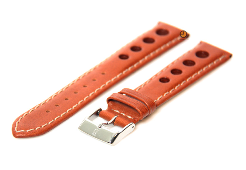 Horlogeband 18mm racing bruin