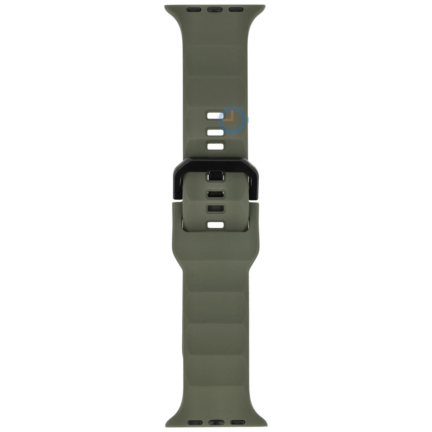 Sportbandje voor Apple Watch 41mm - legergroen