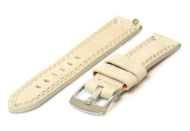 Horlogeband 20mm wit