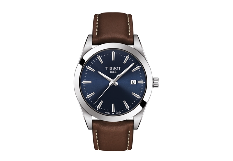 Tissot horlogeband T1274101604100 bruin leer
