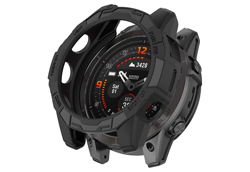 Garmin Fenix 7X Pro/Epix Pro 51mm - case - beschermhoesje (zwart)