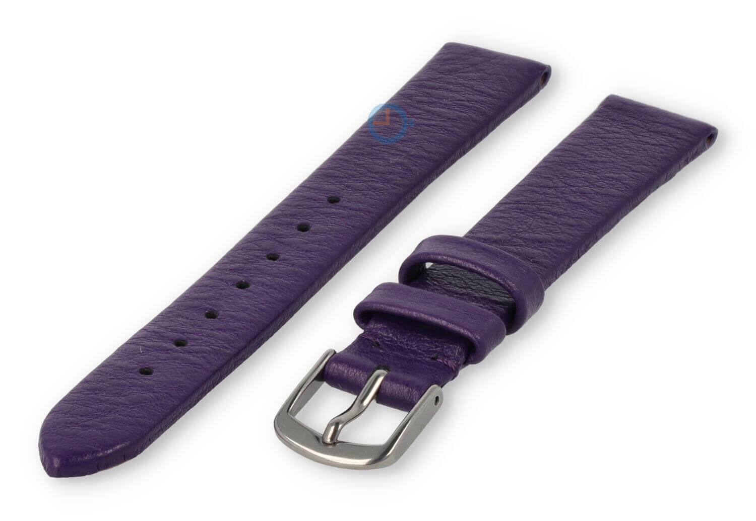 Naadloze en gladde horlogeband 14mm - aubergine