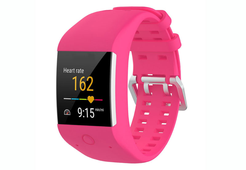 Polar horlogeband M600 fel roze