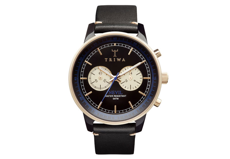 Triwa horlogeband Nevil Blue Raven