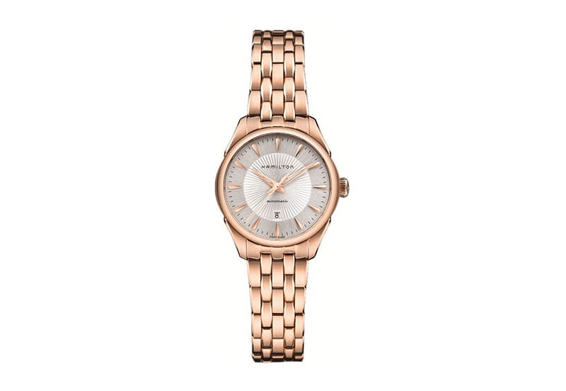 Hamilton horlogeband H42245151 - rosegoud staal