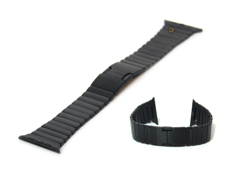 Apple watch horlogeband zwart staal (42mm/44mm)