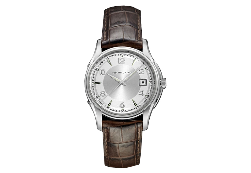 Hamilton horlogeband H32411555 - bruin leer