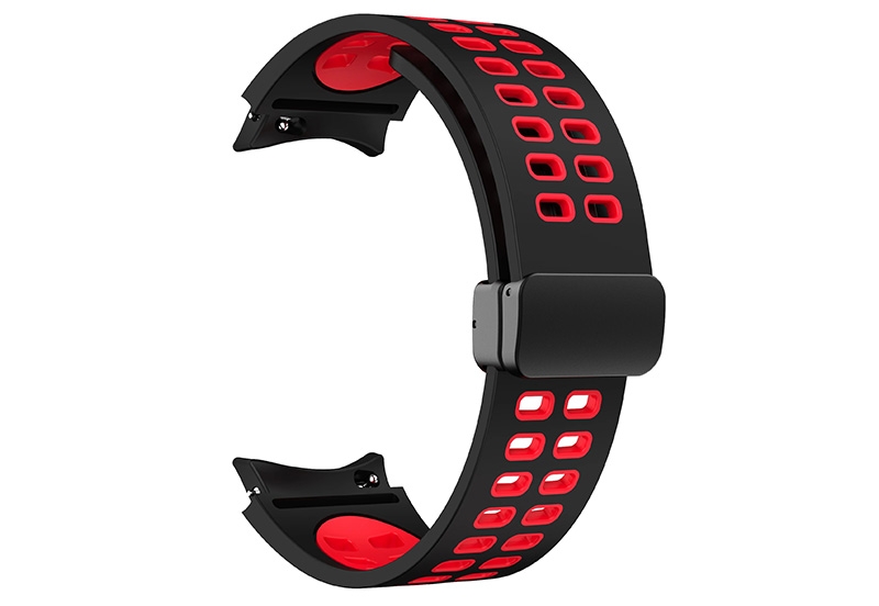 Samsung Galaxy watch 5 bandje - zwart/rood
