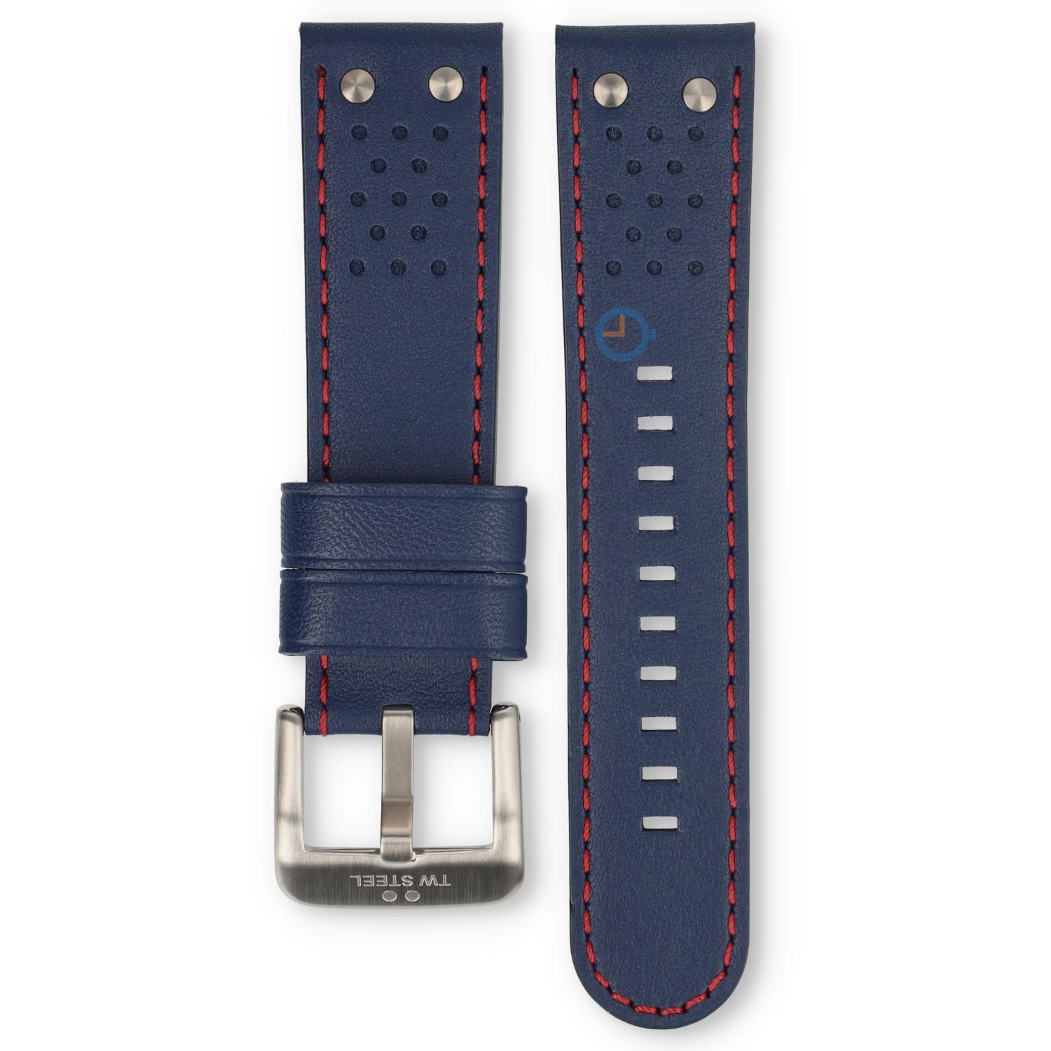 Horlogeband TW Steel SVS206 - Blauw