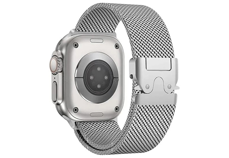 Milanees bandje - Apple Watch 42mm - silver