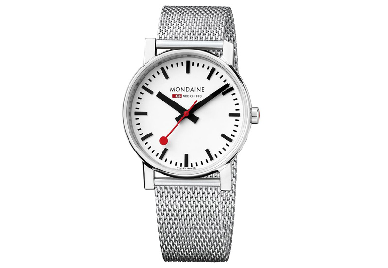 Mondaine 18mm milanese horlogeband