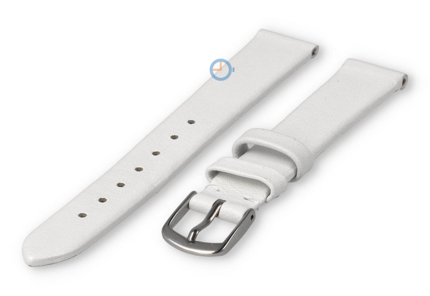 Naadloze en gladde horlogeband 14mm - wit