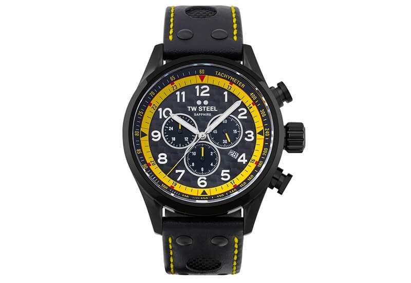 Horlogeband TW Steel SVS301 - Zwart