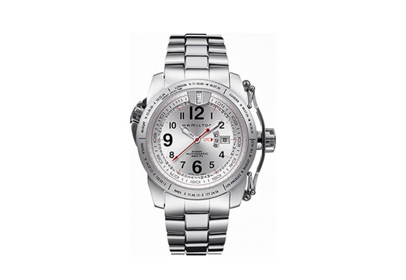 Hamilton horlogeband H62555153 - zilver staal