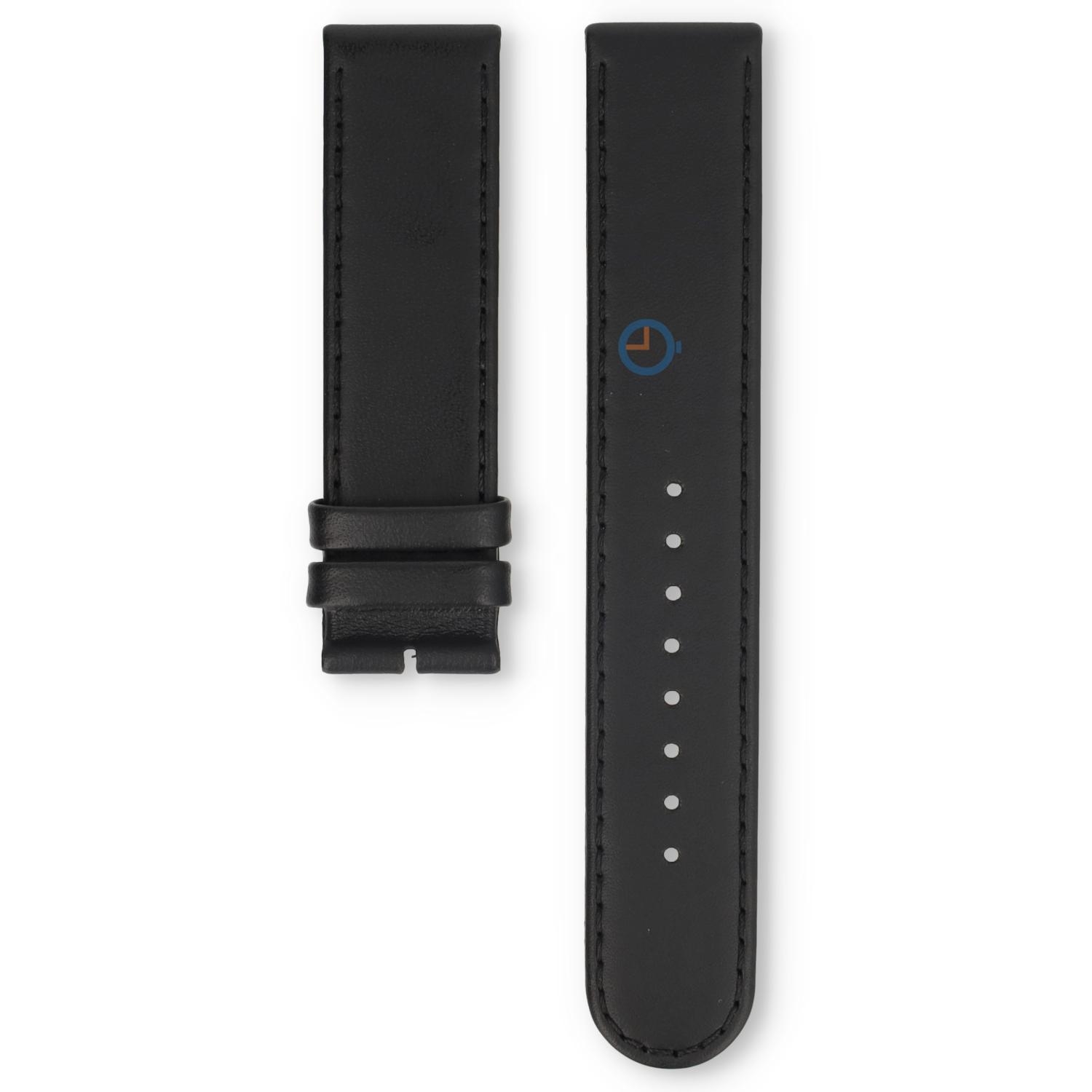 Boccia 3607-01 horlogeband leer