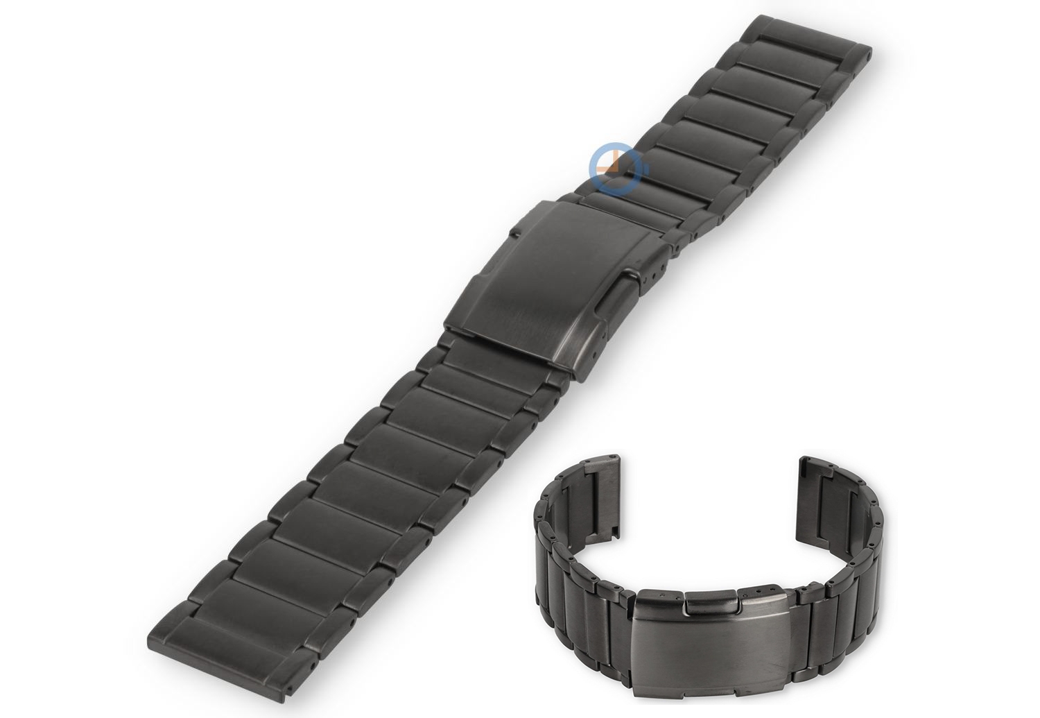 22mm titanium horlogeband met Quick-Switch - grijs