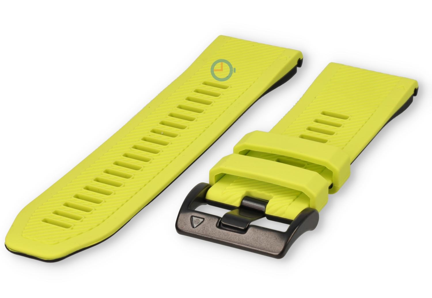Garmin Fenix 7X siliconen bandje - green/black - 26mm