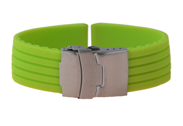 Horlogeband 20mm groen