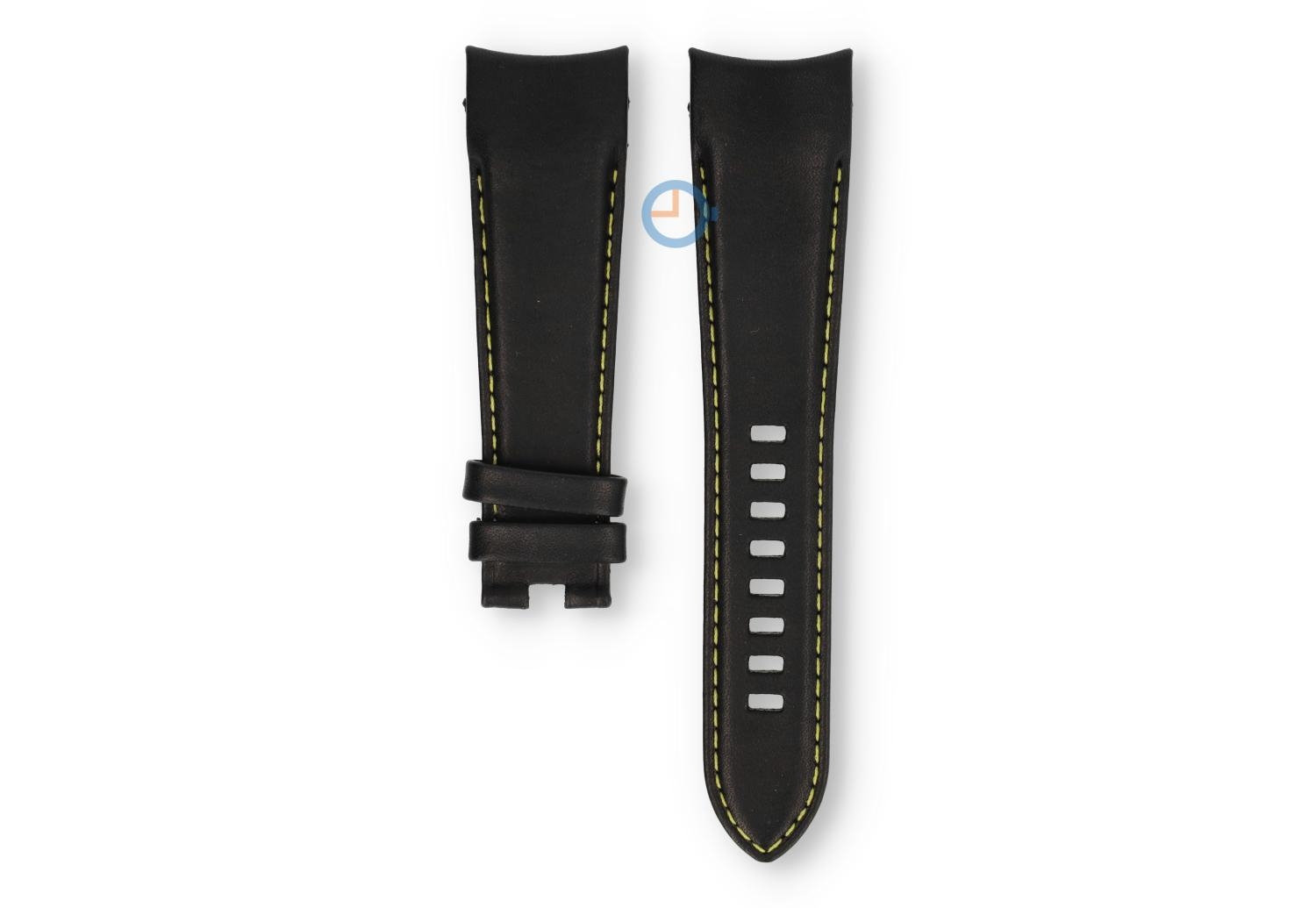 Edox Chronorally 38001 Horlogeband Zwart Leer