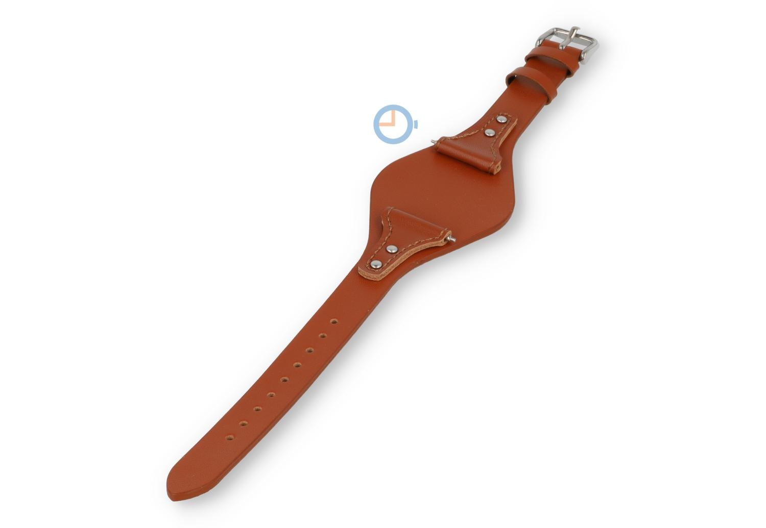 Universele Fossil ES3837 horlogeband - leer cognacbruin