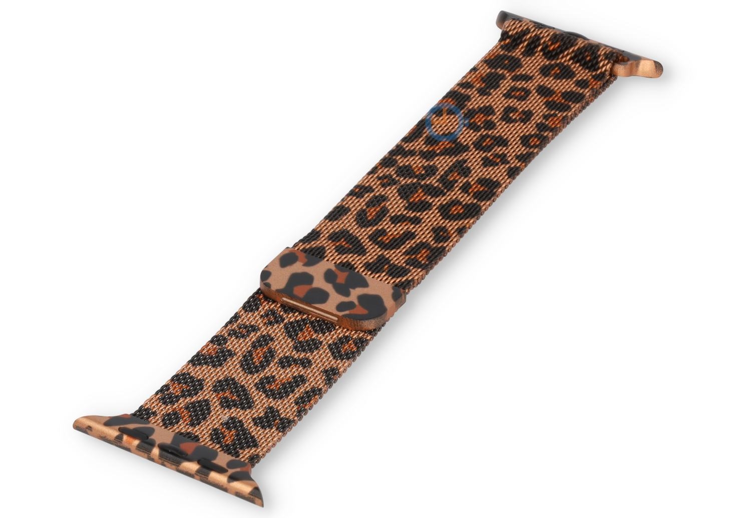 Milanees Apple watch bandje - 45 - midnight leopard